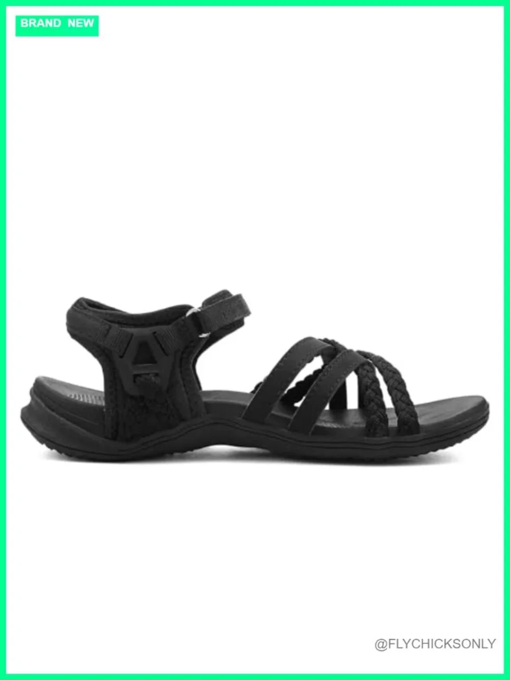 Women Hiking Sandals Lightweight Athletic Outdoor Adjustable Straps Arch